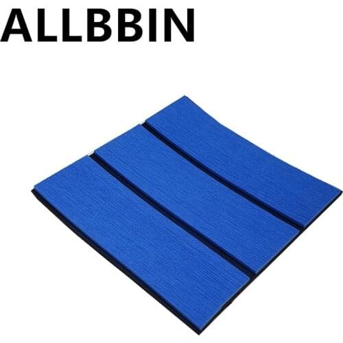 EVA 2400*1200*6 Marine Floor Decorative Board Teak Imitation Deck Luxury Caravan Ship Fishing Boat Anti-skid Mat Mat blue+black