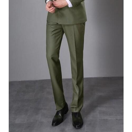 Double-breasted mens custom suit groom dress wedding party