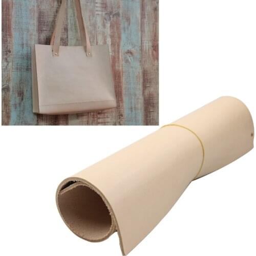 New 2.0-2.5mm Thickness Vegetable Tanned Cowhide Leather Piece Furniture DIY Art Craft Sewing Accessory Genuine Leather Fabric