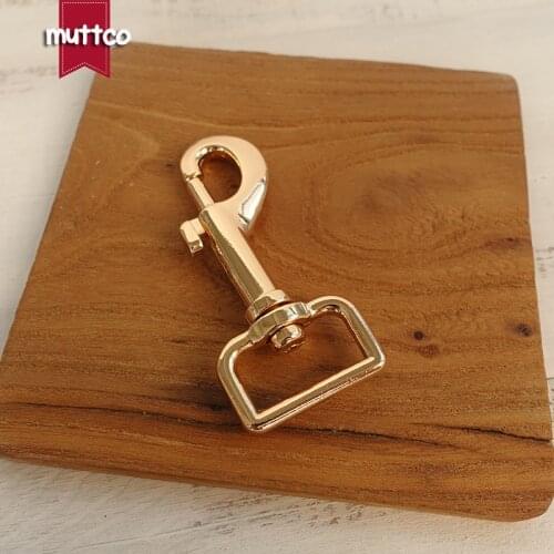 DIY Dog leash retailing environmental golden 25mm metal key chain Metal clip Dog Clasp Metal Hook Hardware lobster buckle PK-25G