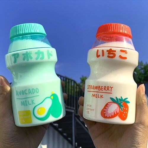 Water Bottle Drinking Bottle Anti- Fall Water Cup Fruit Plastic Cute Creative Portable Leak Proof Travel for Kids Girl Student