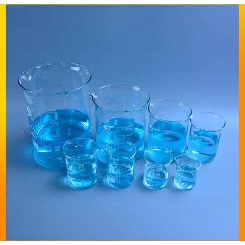 3pcs/set (250ml,500ml,1000ml) Glass Beaker Chemistry Experiment Labware For School Laboratory Equipment