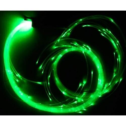 Super bright LED Fiber Optic Whip Rechargeable Fiber optical Pixel Light-up Whips Flow Toy Dance Party Light show Rave EDM Music