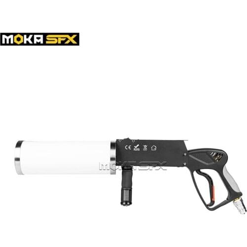 LED CO2 Blaster Manual CO2 Shooter Machine Spray 6-7m DJ Gun Cannon Stage Effect