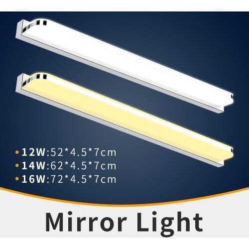 LED Mirror Light Led Wall Lamp Long Wall Light Decor For Home Bedroom Living Room Surface mounted Wall Sconce Lighting Fixture