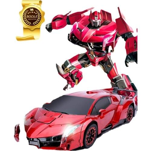 YL Gesture Induction Deformation Remote-Control Automobile Charging Four-Wheel Drive Racing Robot Childrens Oversized Toy Car