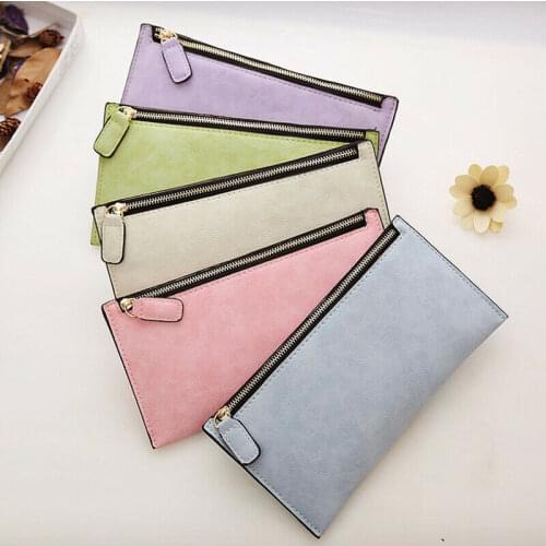 Women Clutch Leather Wallet Long Card Holder Phone Bag Case Purse lady Handbag