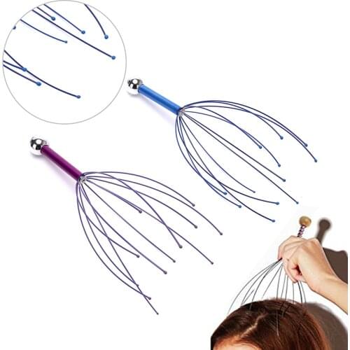1PC Head Massager Neck Massage Octopus Scalp Stress Relax Spa Wholesale