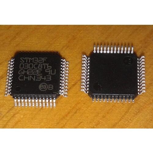 10PCS-20PCS STM32F030C8T6 QFP-48 STM32F03 QFP48 32F030C8T6 32-bit microcontroller chip new original