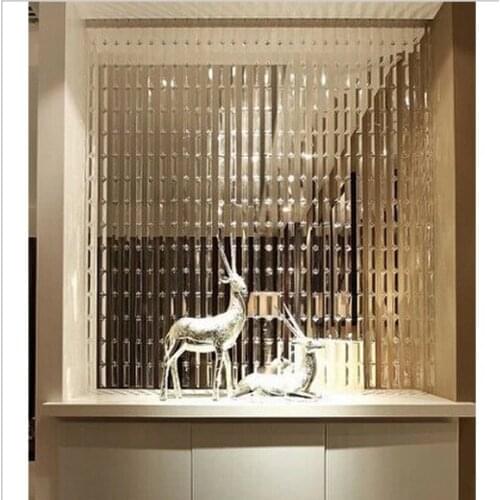20meters/Lot Crystal Glass Beads Strands Door/Window Curtain Decorative Partition Curtain Finished Porch Window Curtain