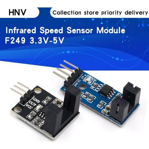 F249 4 PIN Infrared Speed Sensor Module For Arduino/51/AVR/PIC 3.3V-5V High Quality