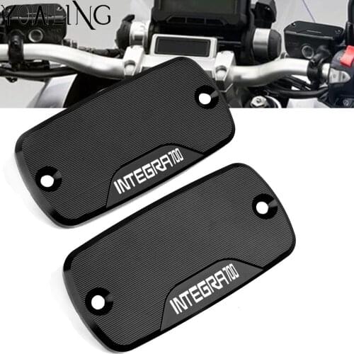 Motorcycle Accessories Front Brake Reservoir Cylinder Master Fluid Tank Cover FOR HONDA Integra 700 Integra700 2012-2013