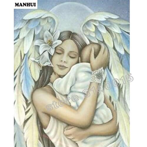 Diy Diamond painting Holy mother and son 3D square drill Diamond mosaic pasted full cross stitch Crafts Needlework BEF024