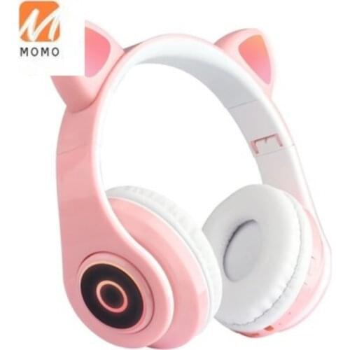 Auricularess bluetooth fone bluetooth gatinho audifonos bluetooth