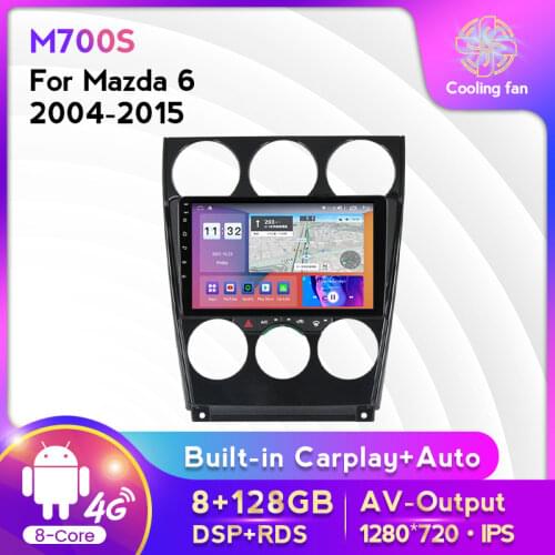 MEKEDE Android system For Old Mazda 6 2004-2015 Car Radio Multimedia Video Player Navigation GPS Support DAB+ OBD2 Carplay DVR