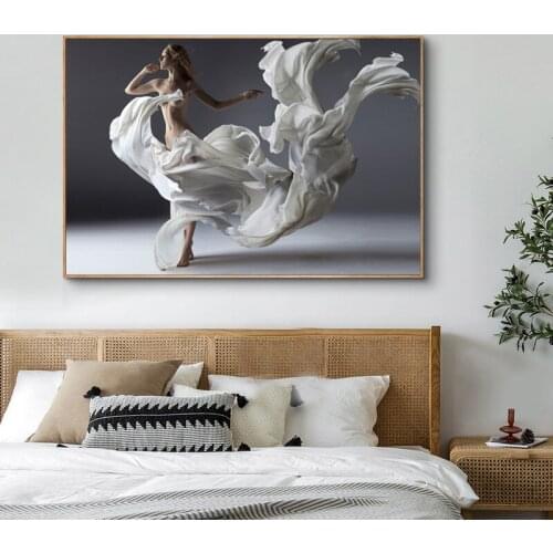 Body art Figure painting Nordic poster Modern Fashion Canvas Painting Dance Wall Art Painting Livingroom Home Decoration
