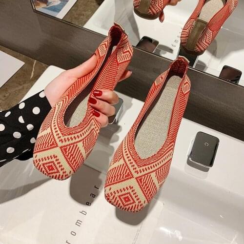 Brcchenxi Women's Ballet Flats With Heels