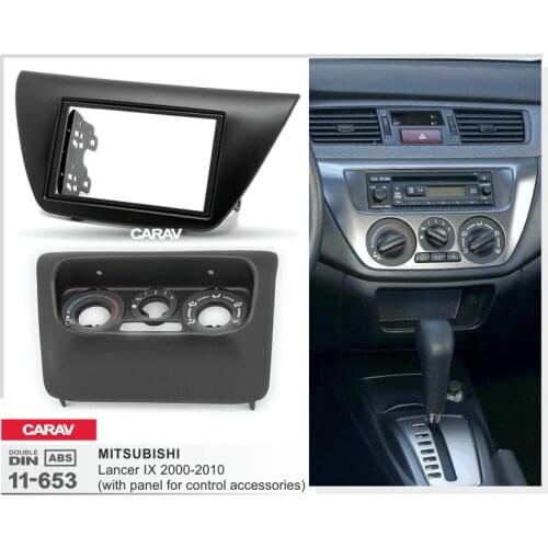 CARAV 11-653 Car Radio Fascia Panel for MITSUBISHI Lancer IX 2000-2010 (with panel foStereo Fascia Dash CD Trim Installation Kit
