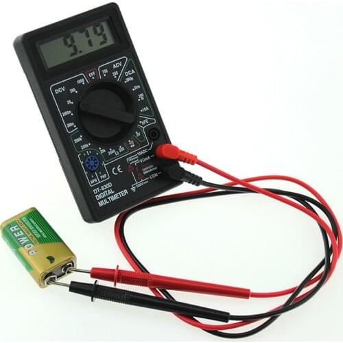 LCD Digital Multimeter Portable Handheld Meter Testers AC /DC Automotive Pocket Current Ohmmeter Meters Tester Tools
