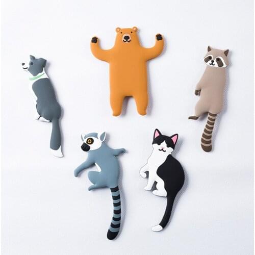 Animal Key Holder Wall Can Washed Holder Wall Hook Hook Fridge Hook Key Wall Crochet Holder Removable Kitchen Hooks Home Decor