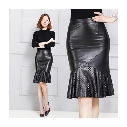 Women Medium-long Slim Hip over-the-knee Skirt K131