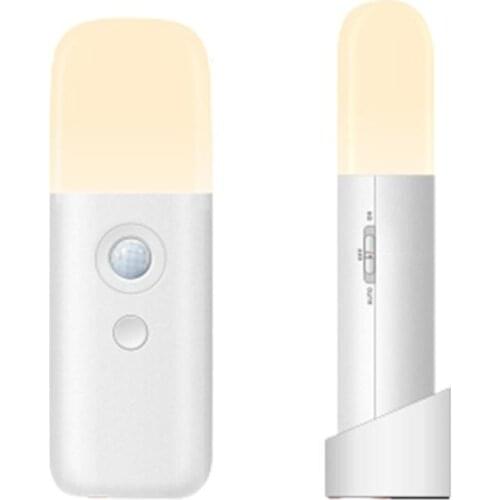 Human Body Induction Door Light Lazy Smart Eye Protection Night Light 5 Gear Creative Aisle Light SOS Travel Motion Sensor Lamp