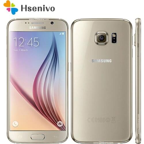 Original Unlocked Samsung Galaxy S6 Android MobilePhone G920F G920V G920A G920P 3GB 32GB 5.1" 16.0MP 4G LTE Octa Core Smartphone