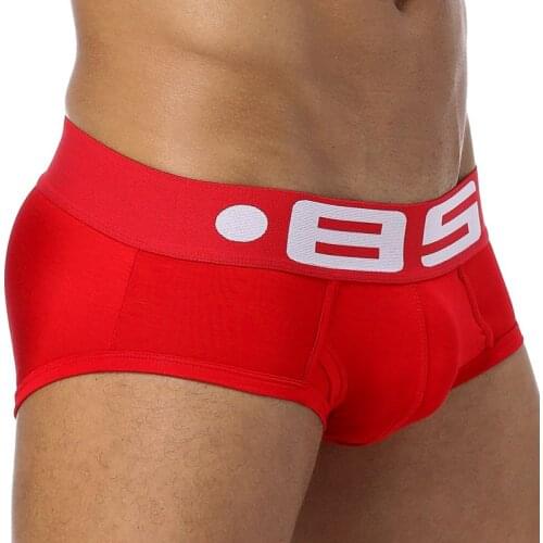 ORLVS Brand Mens underwear Cotton Men Briefs Slip Underpants Soft Pants U Convex Pouch Sexy Male Panties Gay Men