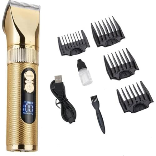 Hair Cutting Kit for Men, Women, & Children with 4 Guide Combs for Smooth, Help You Trim More Easily and Accurately N0PF