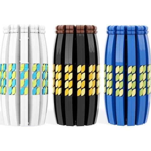 MOC Home Decoration Plants Flowers Vase Building Blocks Kit Bouquets Bricks Ornaments Assemble Model Set DIY Toys For Children