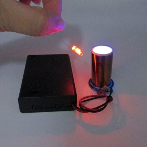 Tesla Coil Diy Kit Parts Battery-powered Arc-free Mini Tesla DIY Space Lighting