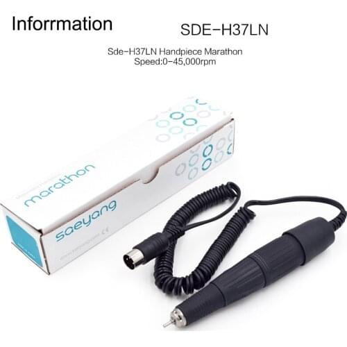 2021NEW STRONG 210 45K RPM Dental LAB MARATHON Micromotor Polishing Handpiece 2.35mm SDE-H37LN