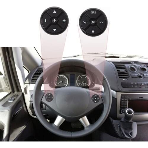 New 1 Set Universal Auto Car Steering Wheel DVD GPS Wireless Smart Button Key Remote Control High Quality