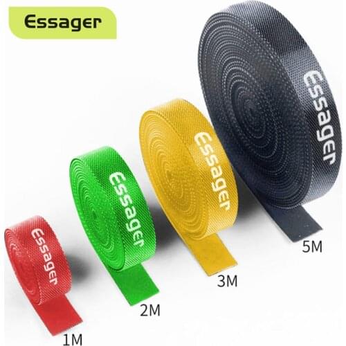 Essager Cable Organizer Wire Winder Clip Earphone Holder Cable Management USB Cable Mouse Cord Protector For iPhone Xiaomi