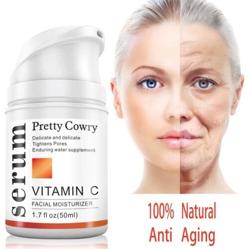 Pretty Cowry Skin Care VC Whitening Cream Delicate Tightening Pores Moisturizing Best Vitamin C Face Cream