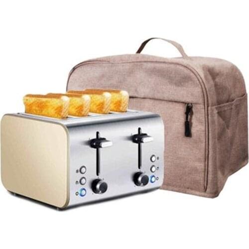 Hot Dog Toaster Dust Cover -Toaster Cover Watweproof Dustproof Fingerprint Protection Cover with Pockets Kitchen Accessories