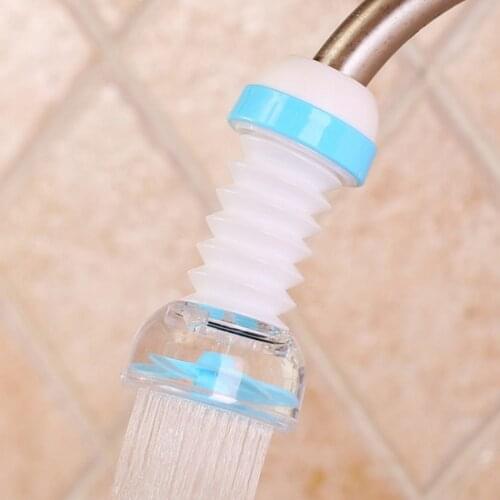 Adjustable 360°Kitchen Splash-Proof Shower Head Household Faucet Filter Rotating Retractable Pressurized Shower Accessories