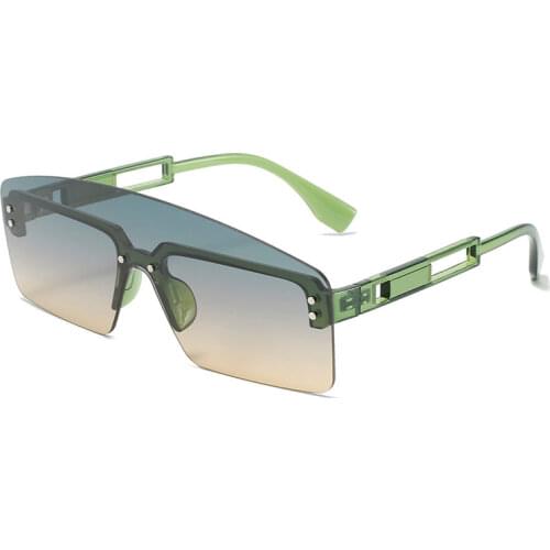 New Rimless Sunglasses Women Luxury Brand Designer Men Vintage Sun Glasses Retro Shades UV400 Eyewear Oculos De Sol Gafas