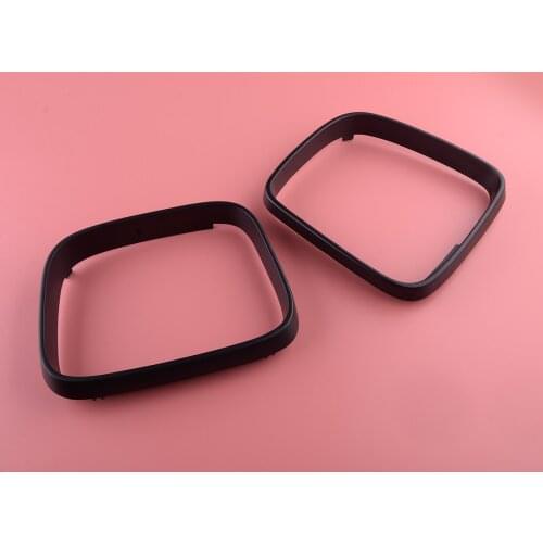 1 Pair Car Wing Mirror Housing Frame Exterior Bezel Ring Cap Fit For VW Transporter T5 Caddy 2003 2004 2005 2006 2007 2008-2010