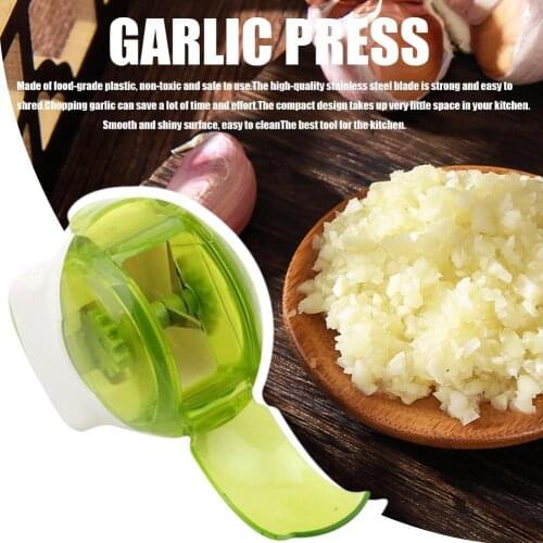 1pcs Garlic Grater Mini Portable ABS Steel Cutter Crushed Garlic Kitchen Tools Mini Roller Household Gadget F8O2