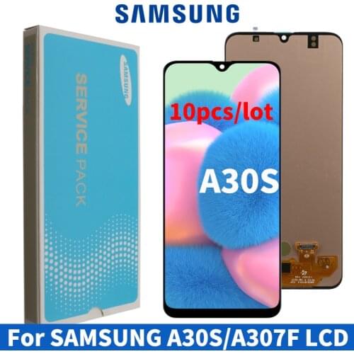 10pcs/lot OLED For Samsung Galaxy A30S LCD Display Touch Screen For Samsung A307F SM-A307FN/DS Digitizer Replacement Parts