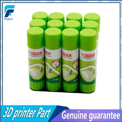 2pack/24pcs 21g 24x98mm Special Non-toxic Washable Glue Stick For 3D Printer Hotbed Parts and Accessories