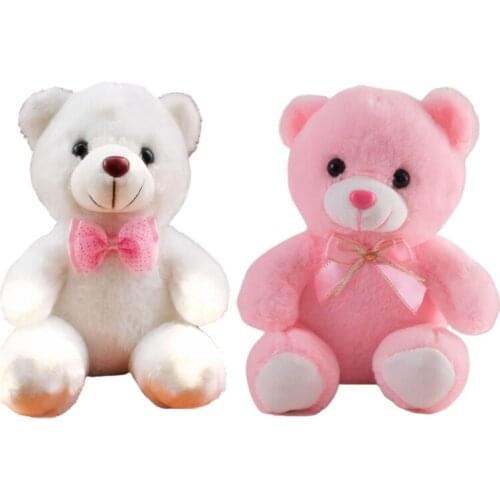 20cm Creative Plush Light up Toy Glowing Teddy Bear Stuffed Animals Doll Gifts