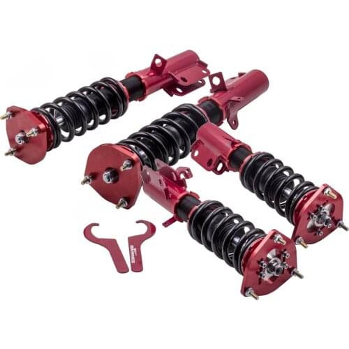 4X Coilover Shock Struts For Toyota Corolla E90 E100 E110 AE92 AE101 AE111 88-99 Height Adjustable