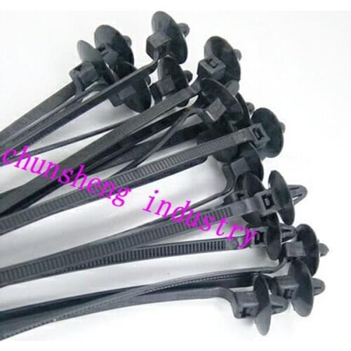 50pcs/bag 4.6*160 push cbale tie zip self-locking