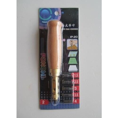 Automatic Hole Punch Tool Cutter for Sewing Leather Paper PVC Banner 1.5mm - 4mm