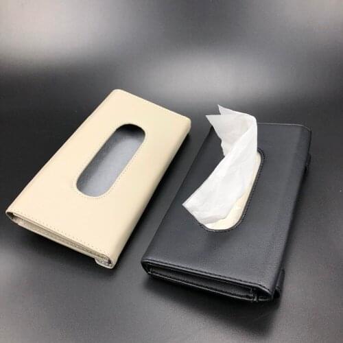 Car Sun visor Tissue Boxes Case For Honda CRV Accord Odeysey Crosstour Jazz City Civic JADE Crider Spirior S660