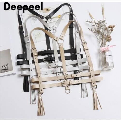 Deepeel 1pc 1.8cm*68-83cm Women PU High Waist Cummerbunds Bandage Corset Belt Goth Punk Style Girdle Leather Accessories YK708