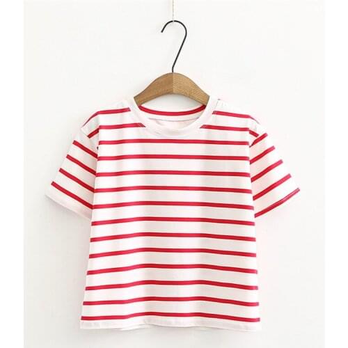 Женские полосатые футболки Jeschey China At AliExpress