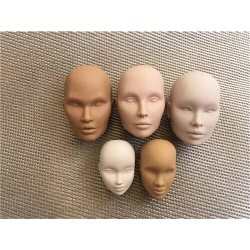 Quality FR IT Doll Bald Heads Original Bald Heads DIY Painting Doll Parts Collection Doll Toy White Black Lady Man Doll Toy